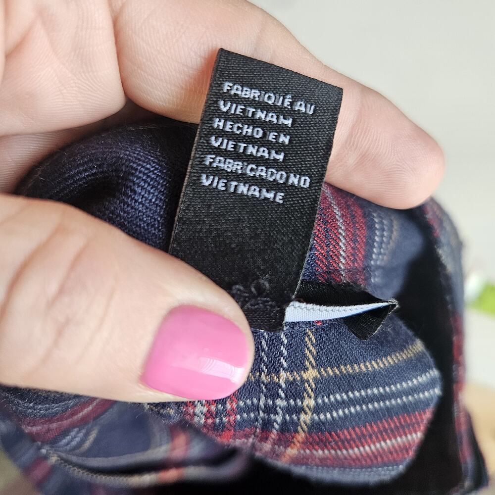 Y2K Large Dark Academia Plaid Pleated Mini Skirt Clueless Schoolgirl Preppy Fall - Picture 6 of 10